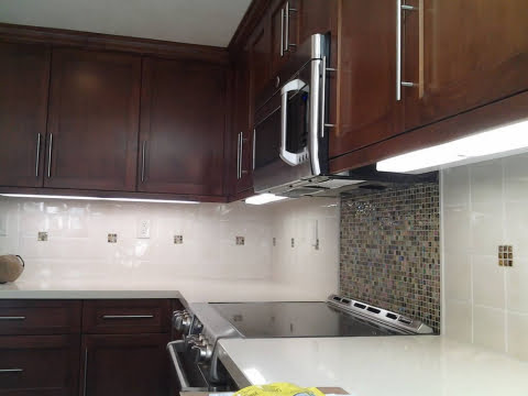 Kitchen undercabinet lighting installation by Sloan Electric, LLC
