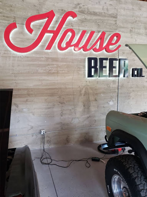 LED lit wall sign lighting by Sloan Electric, LLC